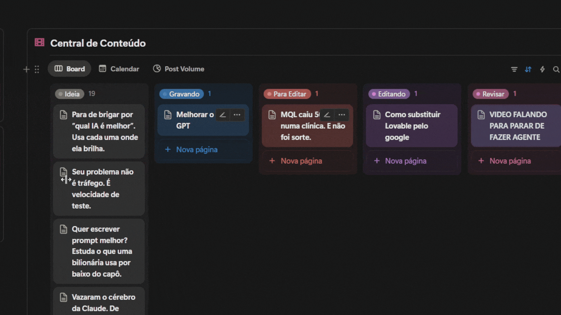Etapa 4 - Organização